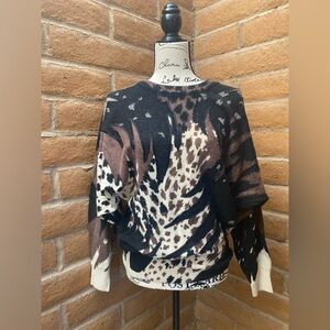 Vintage 80s lambs wool and angora sweater